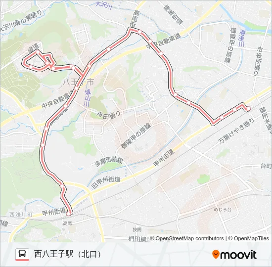 元八16  Line Map