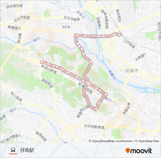 高月01  Line Map