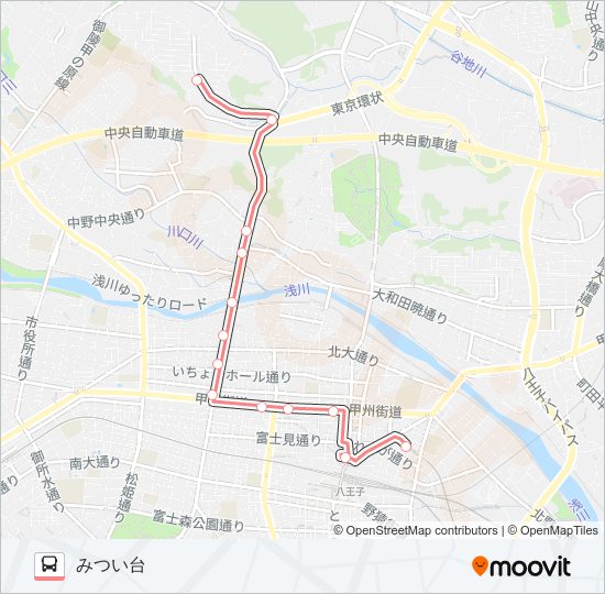 16号11 bus Line Map