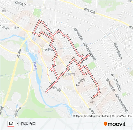 小作コース  Line Map