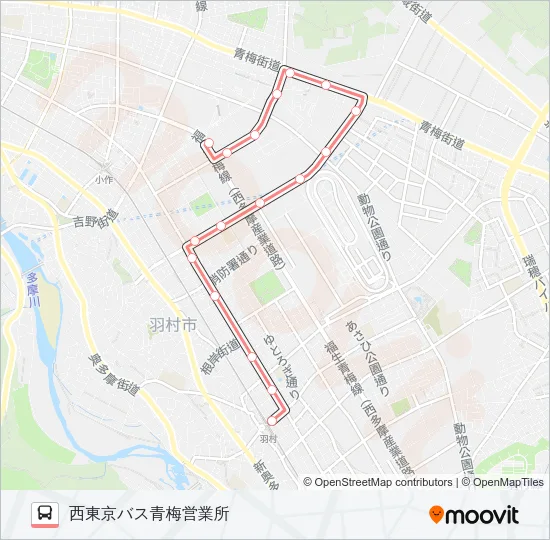羽33東回り  Line Map