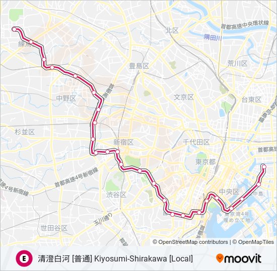 大江戸線 OEDO LINE 地下鉄 - メトロの路線図