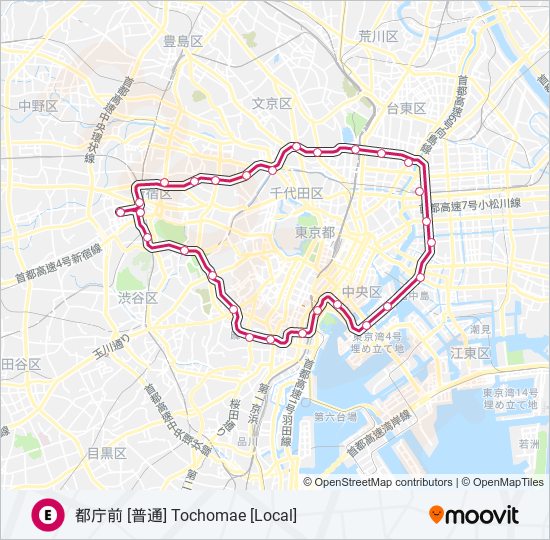 大江戸線 OEDO LINE 地下鉄 - メトロの路線図