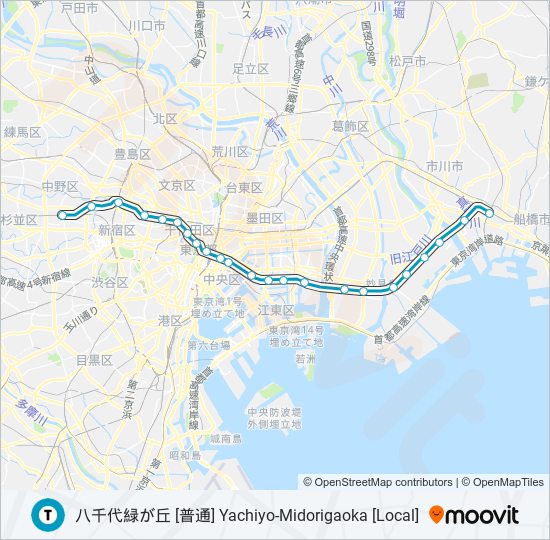 東西線 TOZAI LINE 地下鉄 - メトロの路線図