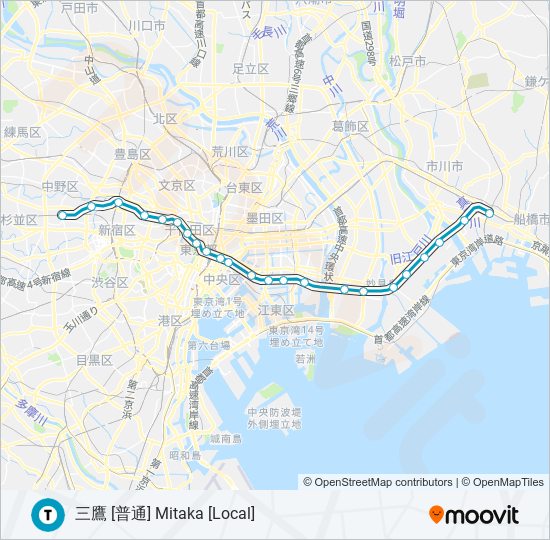 東西線 TOZAI LINE 地下鉄 - メトロの路線図