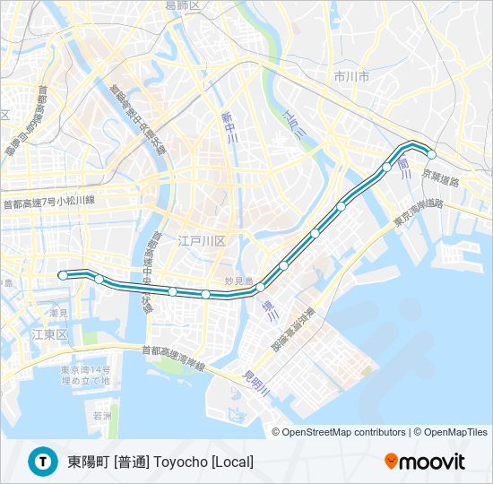 東西線 TOZAI LINE 地下鉄 - メトロの路線図