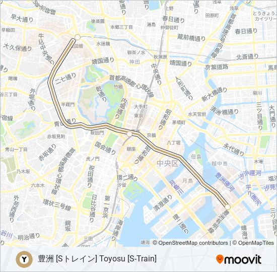 有楽町線 YURAKUCHO LINE metro Line Map