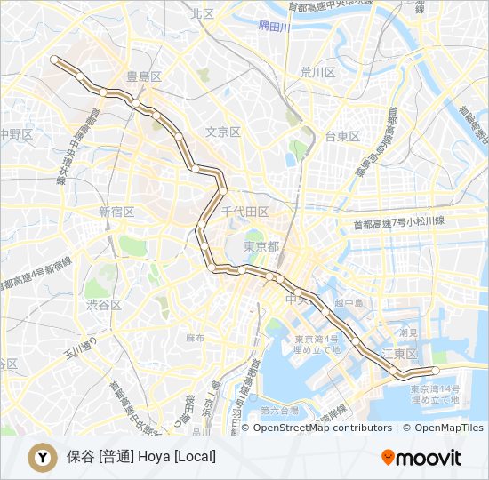有楽町線 YURAKUCHO LINE metro Line Map