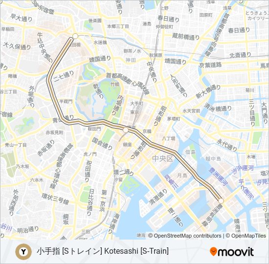 有楽町線 YURAKUCHO LINE metro Line Map