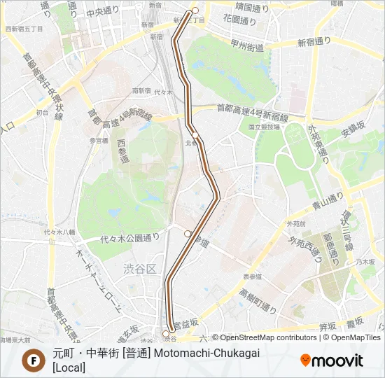 副都心線 FUKUTOSHIN LINE  Line Map