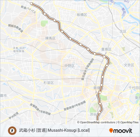 副都心線 FUKUTOSHIN LINE 地下鉄 - メトロの路線図