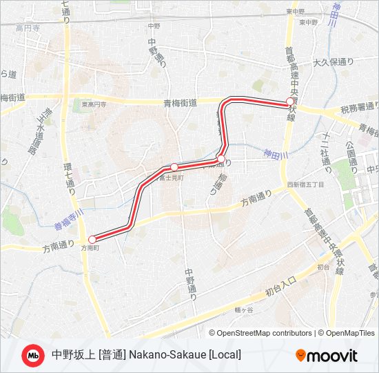 丸ノ内線支線 MARUNOUCHI BRANCH LINE 地下鉄 - メトロの路線図