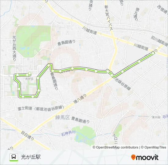 光01 Bus Line Map