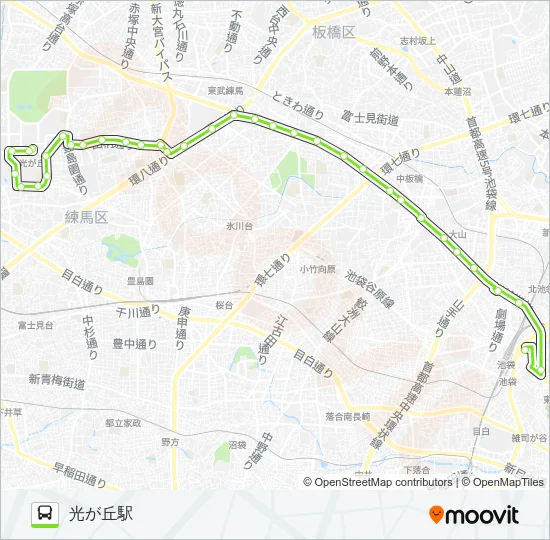 光02 バスの路線図