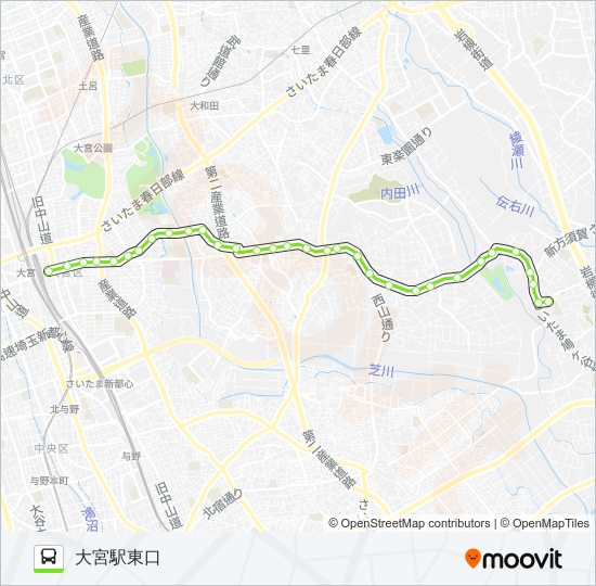 大02 bus Line Map