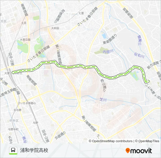 大02 バスの路線図