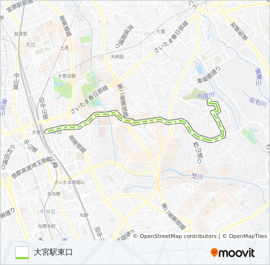 大03 bus Line Map