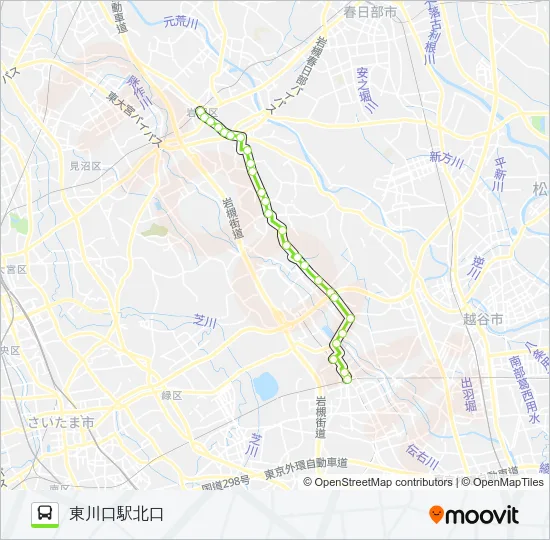 岩11 Bus Line Map