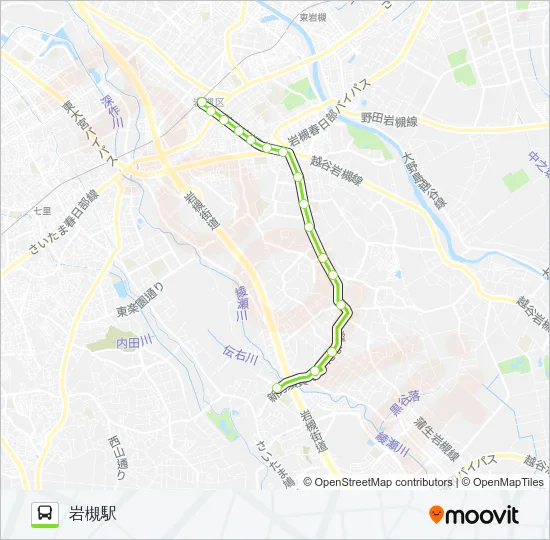 岩80 Bus Line Map