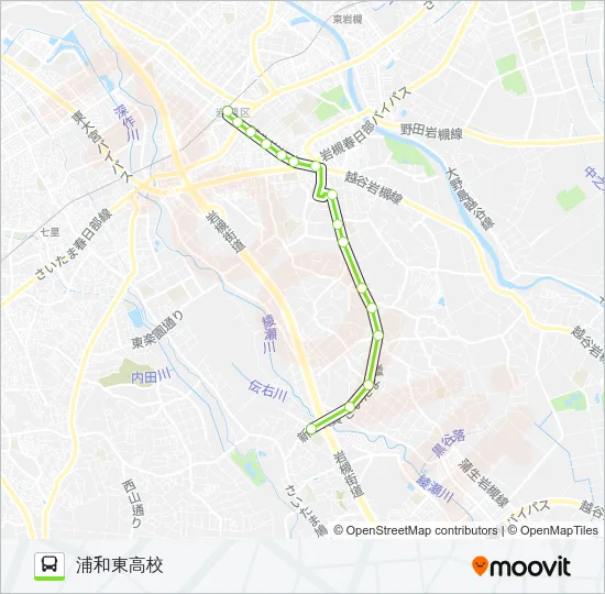 岩80 Bus Line Map