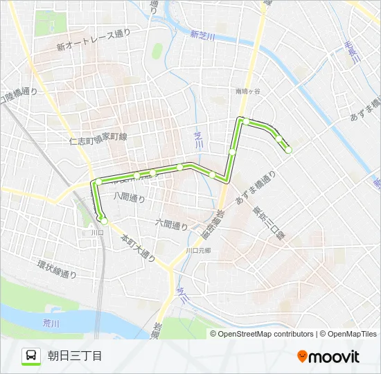 川01 Bus Line Map