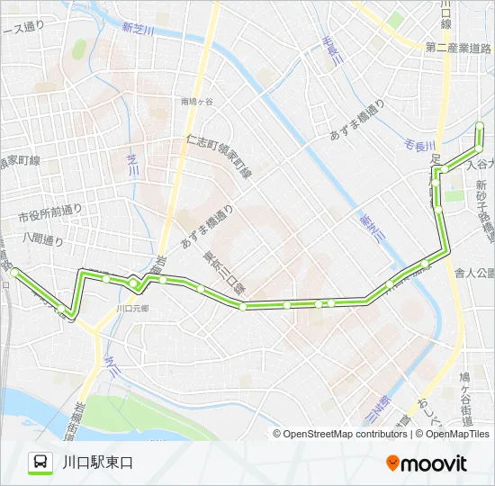 川04 バスの路線図