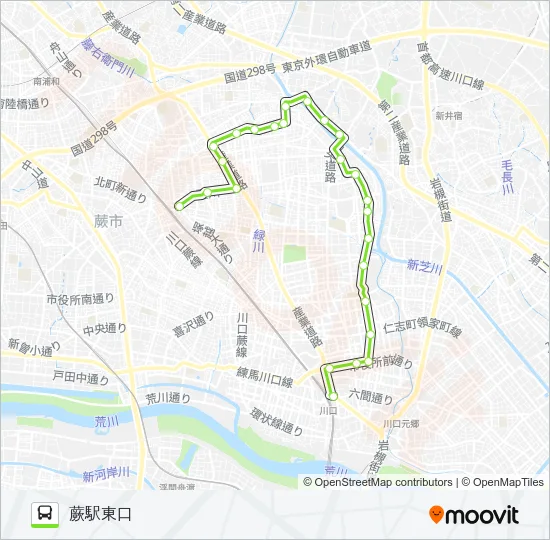 川05 Bus Line Map