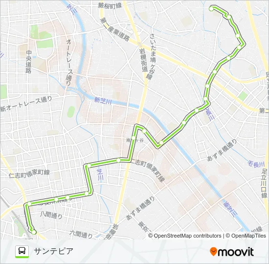 川07 バスの路線図