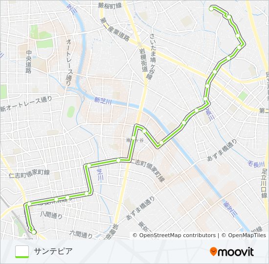 川07 バスの路線図