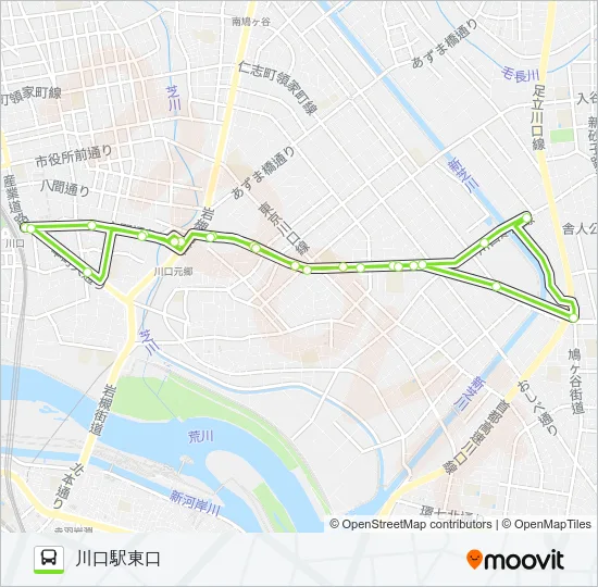 川16 Bus Line Map