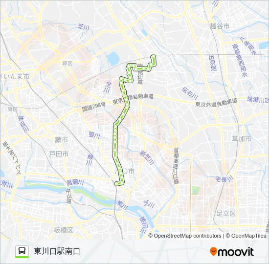 川20 Bus Line Map