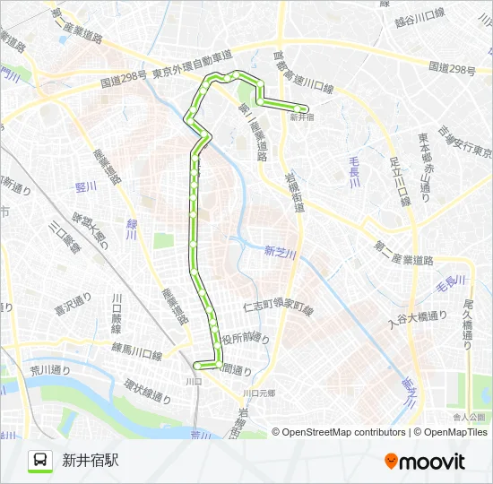 川23 Bus Line Map