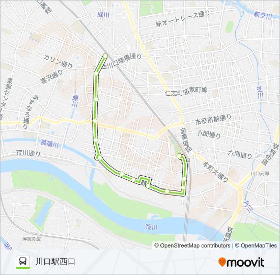 川51 bus Line Map