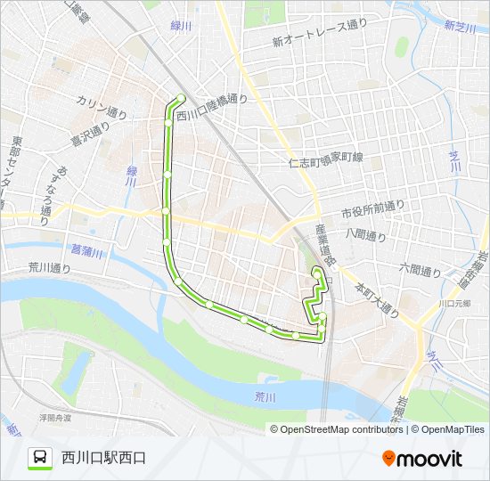 川51 bus Line Map