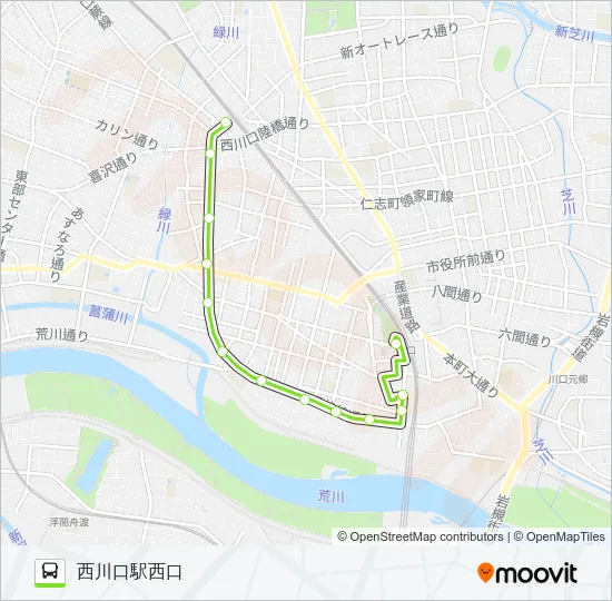 川51 Bus Line Map