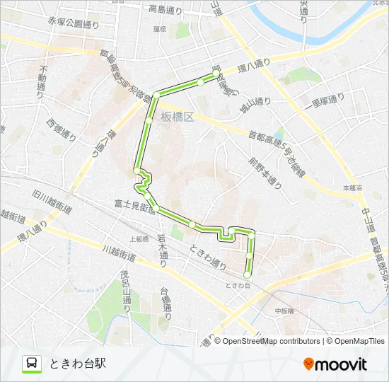 常01 Bus Line Map