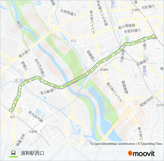志01 バスの路線図