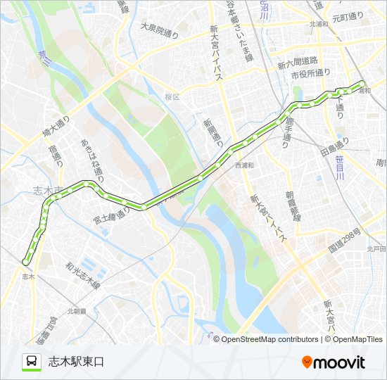 志01 bus Line Map