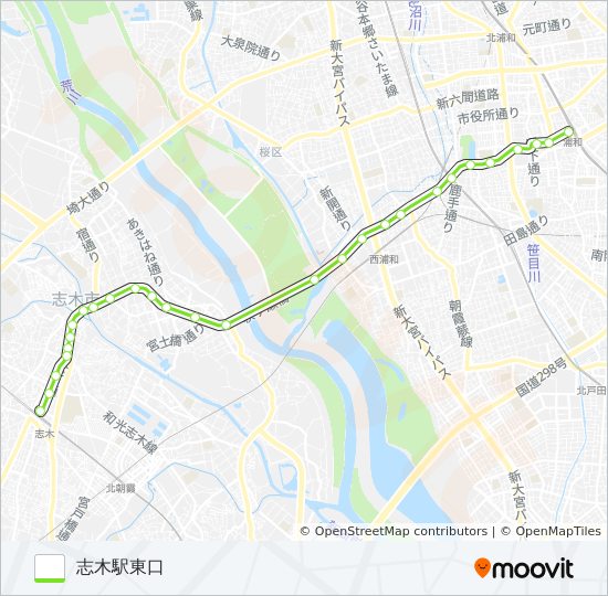 志01 バスの路線図
