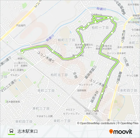 志04 バスの路線図