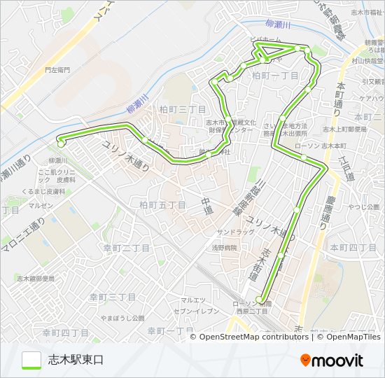 志04 バスの路線図