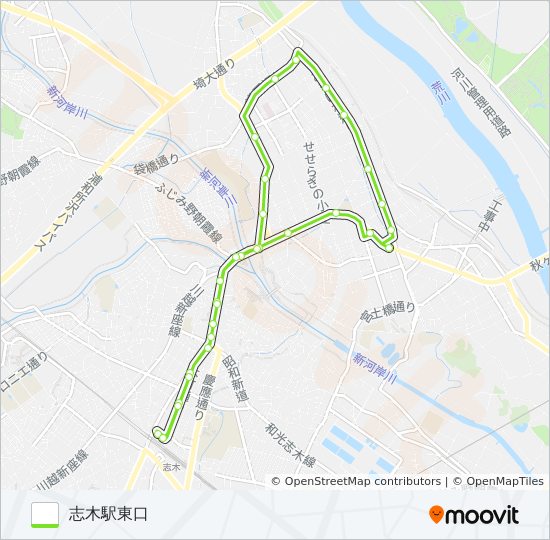 志05 bus Line Map