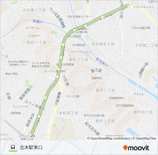 志80 Bus Line Map