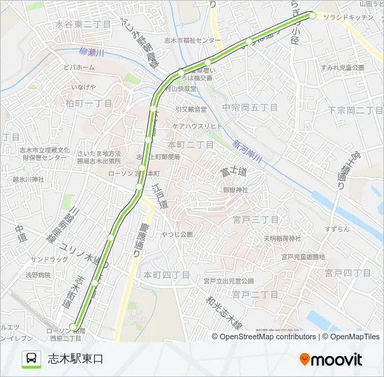 志80 Bus Line Map