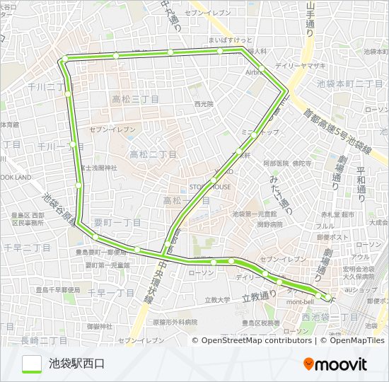 池02 bus Line Map
