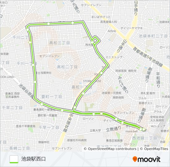 池03 bus Line Map