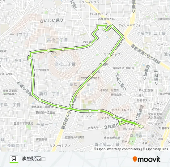 池04 バスの路線図
