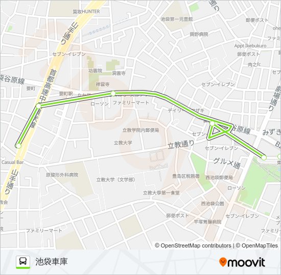 池80 Bus Line Map