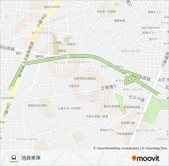 池80 バスの路線図