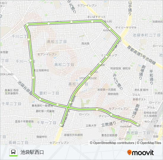 池82 Bus Line Map